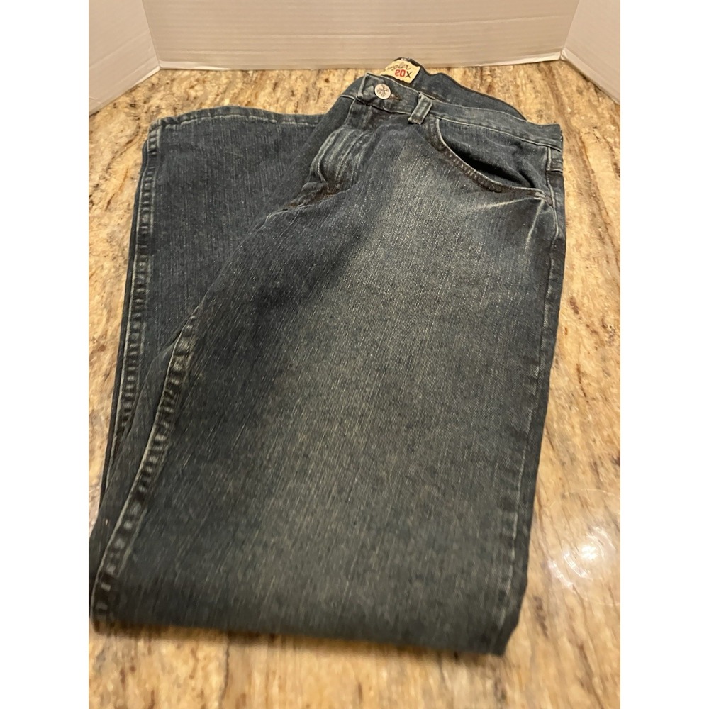 Wrangler 20X Style 42 Vintage Boot Jeans Men's 32x32 Blue Stretch Western